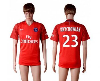 Paris Saint-Germain #23 Krychowiak Red Soccer Club Jersey