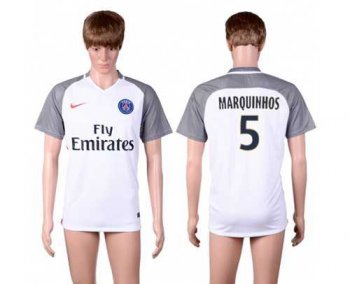 Paris Saint-Germain #5 Marquinhos Away Soccer Club Jersey