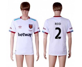 West Ham United #2 Reid Away Soccer Club Jersey