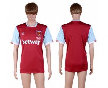 West Ham United Blank Home Soccer Club Jersey