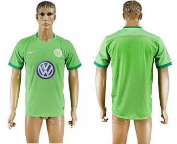 Wolfsburg Blank Home Soccer Club Jersey