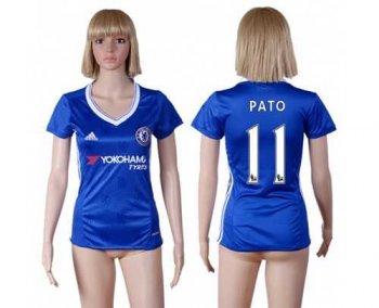 Women's Chelsea #11 Pato Home Soccer Club Jersey