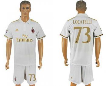 AC Milan #73 Locatelli Away Soccer Club Jersey