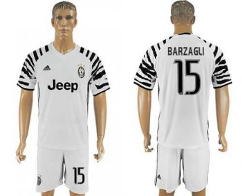 Juventus #15 Barzagli SEC Away Soccer Club Jersey