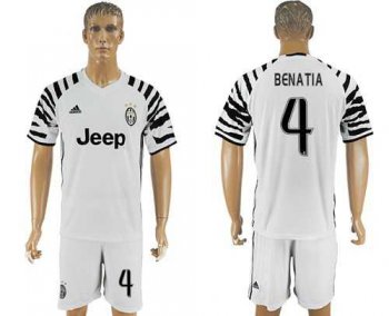 Juventus #4 Benatia SEC Away Soccer Club Jersey