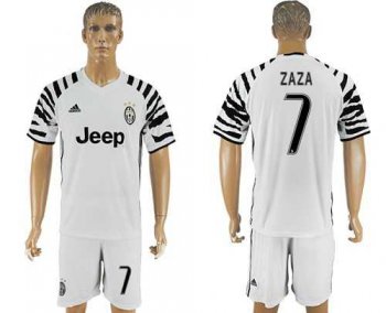 Juventus #7 Zaza SEC Away Soccer Club Jersey