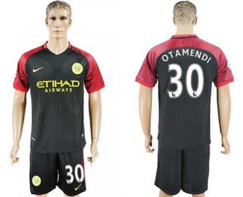 Manchester City #30 Otamendi Away Soccer Club Jersey