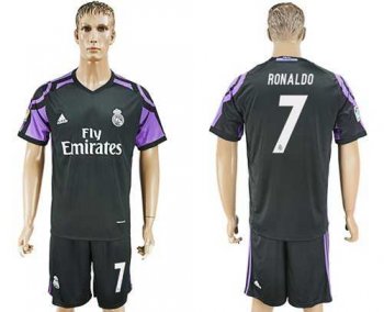 Real Madrid #7 Ronaldo Sec Away Soccer Club Jersey