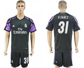 Real Madrid #31 R.Yanez Sec Away Soccer Club Jersey