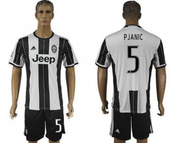 Juventus #5 Pjanic Home Soccer Club Jersey