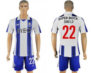 Oporto #22 Danilo Home Soccer Club Jersey