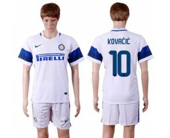 Inter Milan #10 Kovacic White Away Soccer Club Jersey