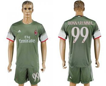 AC Milan #99 Donnarumma Sec Away Soccer Club Jersey