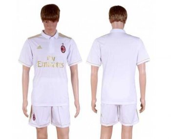 AC Milan Blank Away Soccer Club Jersey