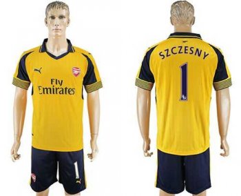 Arsenal #1 Szczesny Away Soccer Club Jersey