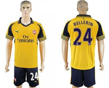 Arsenal #24 Bellerin Away Soccer Club Jersey