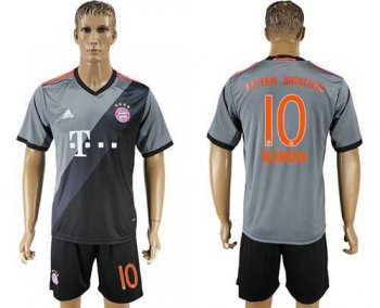 Bayern Munchen #10 Robben Away Soccer Club Jersey