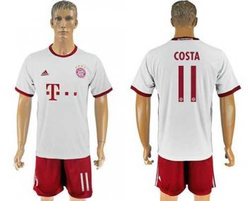 Bayern Munchen #11 Costa Sec Away Soccer Club Jersey