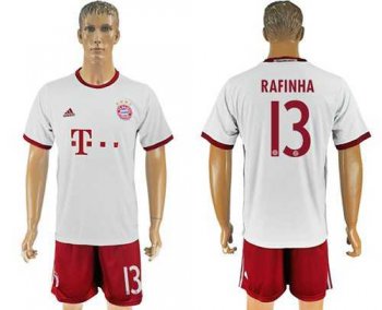 Bayern Munchen #13 Rafinha Sec Away Soccer Club Jersey