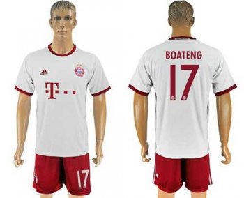 Bayern Munchen #17 Boateng Sec Away Soccer Club Jersey