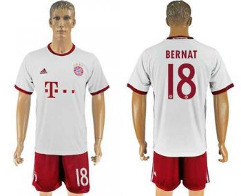 Bayern Munchen #18 Bernat Sec Away Soccer Club Jersey