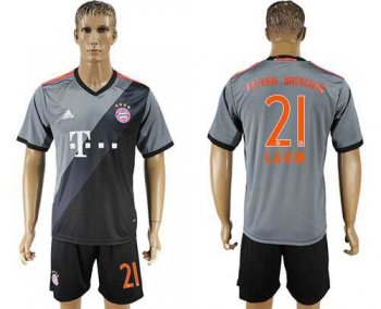 Bayern Munchen #21 Lahm Away Soccer Club Jersey