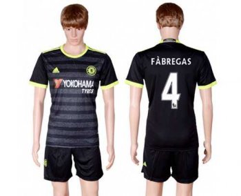 Chelsea #4 Fabregas Away Soccer Club Jersey