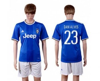 Juventus #23 Dani Alves Away Soccer Club Jersey