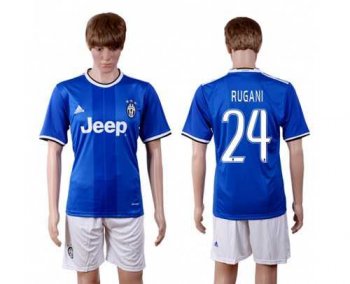 Juventus #24 Rugani Away Soccer Club Jersey