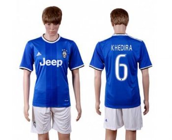 Juventus #6 Khedira Away Soccer Club Jersey