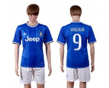 Juventus #9 Higuain Away Soccer Club Jersey