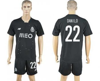 Oporto #22 Danilo Away Soccer Club Jersey