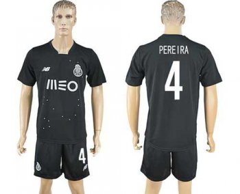 Oporto #4 Pereira Away Soccer Club Jersey