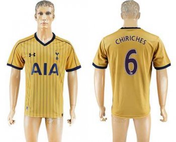 Tottenham Hotspur #6 Chiriches Sec Away Soccer Club Jersey