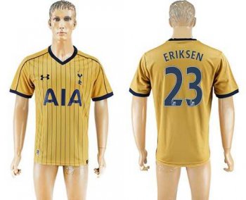 Tottenham Hotspur #23 Eriksen Sec Away Soccer Club Jersey