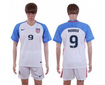 USA #9 Morris Home Soccer Country Jersey