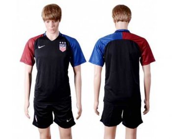 USA Blank Away(Three Star) Soccer Country Jersey