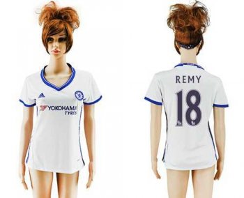 Women's Chelsea #18 Remy Sec Away Soccer Club Jersey