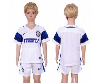 Inter Milan Blank Away Kid Soccer Club Jersey