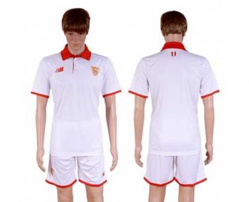 Sevilla Blank Home Soccer Club Jersey