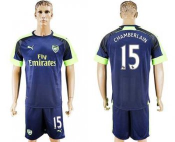 Arsenal #15 Chamberlain Sec Away Soccer Club Jersey