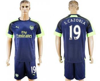 Arsenal #19 S.Cazorla Sec Away Soccer Club Jersey