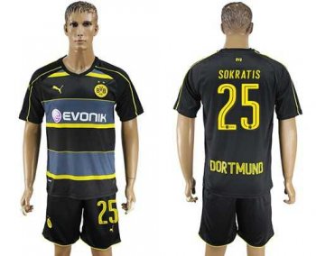 Dortmund #25 Sokratis Away Soccer Club Jersey