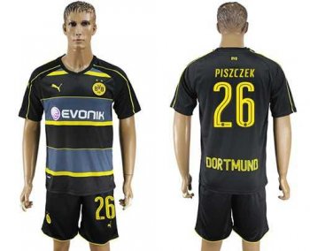 Dortmund #26 Piszczek Away Soccer Club Jersey