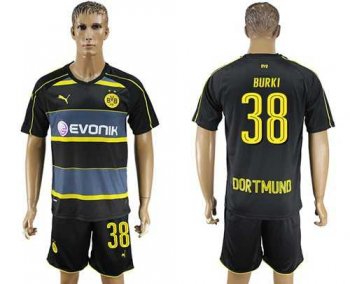 Dortmund #38 Burki Away Soccer Club Jersey