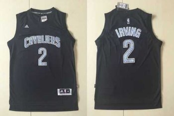 Cleveland Cavaliers #2 Kyrie Irving Black Diamond Fashion Stitched NBA Jersey