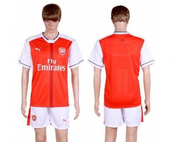 Arsenal Blank Home Soccer Club Jersey