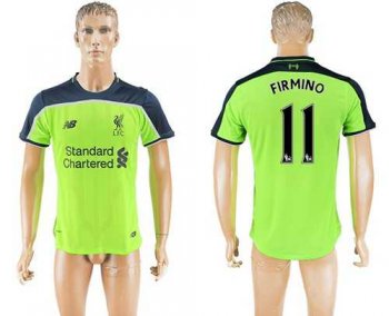 Liverpool #11 Firmino Sec Away Soccer Club Jersey