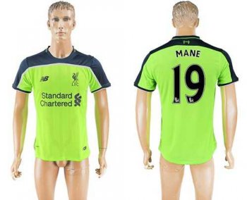 Liverpool #19 Mane Sec Away Soccer Club Jersey