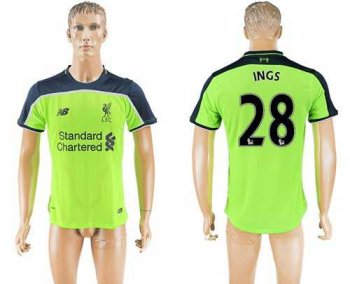 Liverpool #28 INGS Sec Away Soccer Club Jersey